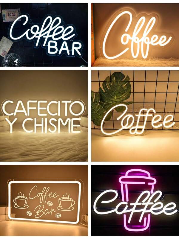 Neon-Leuchtreklame für Kaffee-Bar für Restaurant, Kaffee-Shop, Café, Bar, Bierkneipe, Laden, Werbe-Fensterausstellung, LED-Kaffeetasse, Küche, Schlafzimmer, Man Cave, Zuhause, Geburtstags-Party, Wanddekoration, 5V USB