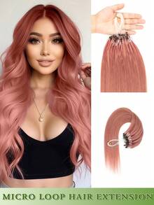 12-22 Inch Remy Human Hair I-Tip Extensions, Easy To Style, Cold Fusion No Shedding, Soft & Natural, Durable, Portable For Travel & Daily Styling - Multicolor - View 36