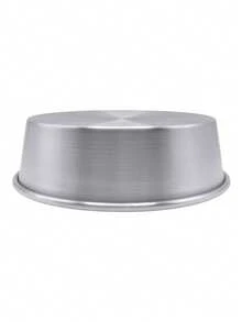 Molde para pastel redondo de 22 cm, sartén de aluminio de fondo redondo, utensilios para repostería, hornear pasteles y panque, fácil de limpiar y desmoldar, compatible con horno y cocina profesional, accesorio fundamental para repostería y postres, cocina casera y profesional - Gris Claro - Ver 5