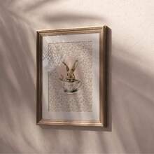 1 件异想天开的茶杯老鼠壁画数字民间艺术印刷品，带有复古乡村插画，无框育儿室装饰，适用于婴儿房/客厅/宿舍，完美的婴儿送礼会礼物和故事书动物墙饰（老鼠印花、时髦海报、墙面印刷品、美学育儿室艺术） - 彩色 - 查看 4
