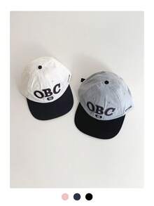 1pc Dopamine Color Block Flat Brim Baseball Cap, Unisex All Season Versatile Large Head Circumference Short Brim Hip Hop Cap, Skater Hippie Chicks Style, Creative Color Combination Large Head Circumference Hat - Multicolor - View 10