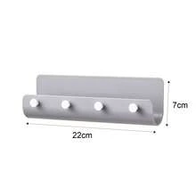 Adhesive Hanging Key Holder No Drilling Kitchen Drying Rack For Key Bracelet Phone Mails