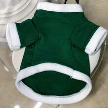 1 Stück Weihnachts-Sweatshirt für Haustiere als Weihnachtsmann, warmer Fleece Weihnachtsmann Hoodie für kleine/mittlere Hunde und Katzen, Weihnachts-Outfit für Haustiere