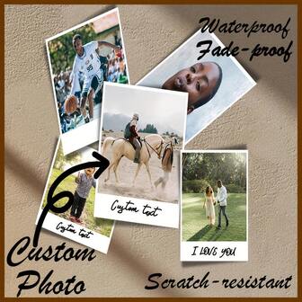 Custom Photo Prints, High-Quality Photo Prints 1/10/20/50pcs, Support Multiple Photos And Text Customization, -Style Atmosphere Photo Printing, Couple Photos, Family And Friends Gathering Photos
