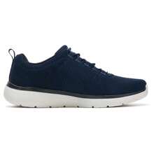 Skechers 男士休闲套脚运动鞋，EVA鞋底，轻便舒适，适合日常穿着和旅行，海军蓝 - 海軍藍色 - 查看 5