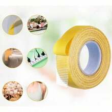 3pcs   Waterproof Reusable Adhesive Tape | Repeatedly Paste Without Waste, Waterproof Features Suitable For Multiple Scenarios, Easy To Use For Fixing Items - Yellow - View 2