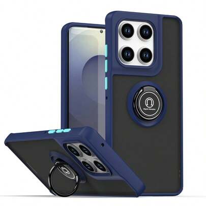 Funda compatible con Moto Edge60/50/40/30Pro/G12345678998765421, funda protectora de lujo con anillo de sujeción, antihuellas, a prueba de golpes, con agujeros a prueba de polvo, bordes gruesos, enchapado, compatible con soporte, adecuada para Vivo Y123456789987654321, Oppo A/Realme C/Reno123456789987654321, Honor X123456789987654321, resistente al agua, a las caídas y a los arañazos