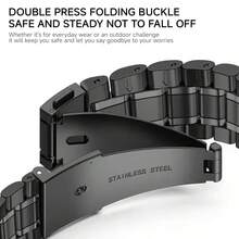 Pulseiras de Metal Compatíveis com Galaxy Watch 8 40mm 44mm/8 Classic, Pulseira de Elo de Aço Inoxidável para Pulseiras Galaxy Watch 8