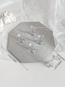 美甲装饰品，跨境热销圆形、方形、多边形金属磁性底座美甲展示架，指甲油架，韩式美甲用品，摄影道具，DIY配件