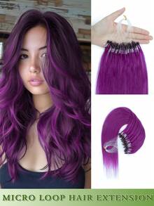 12-22 Inch Remy Human Hair I-Tip Extensions, Easy To Style, Cold Fusion No Shedding, Soft & Natural, Durable, Portable For Travel & Daily Styling - Multicolor - View 19