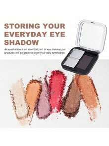 1 件带镜子的空磁性化妆盘 - DIY 眼影腮红口红指甲油补充收纳盒 - 可定制化妆品收纳盒、化妆、便宜、房间装饰、梳妆台、旅行、卧室、化妆配件 - 彩色 - 查看 10