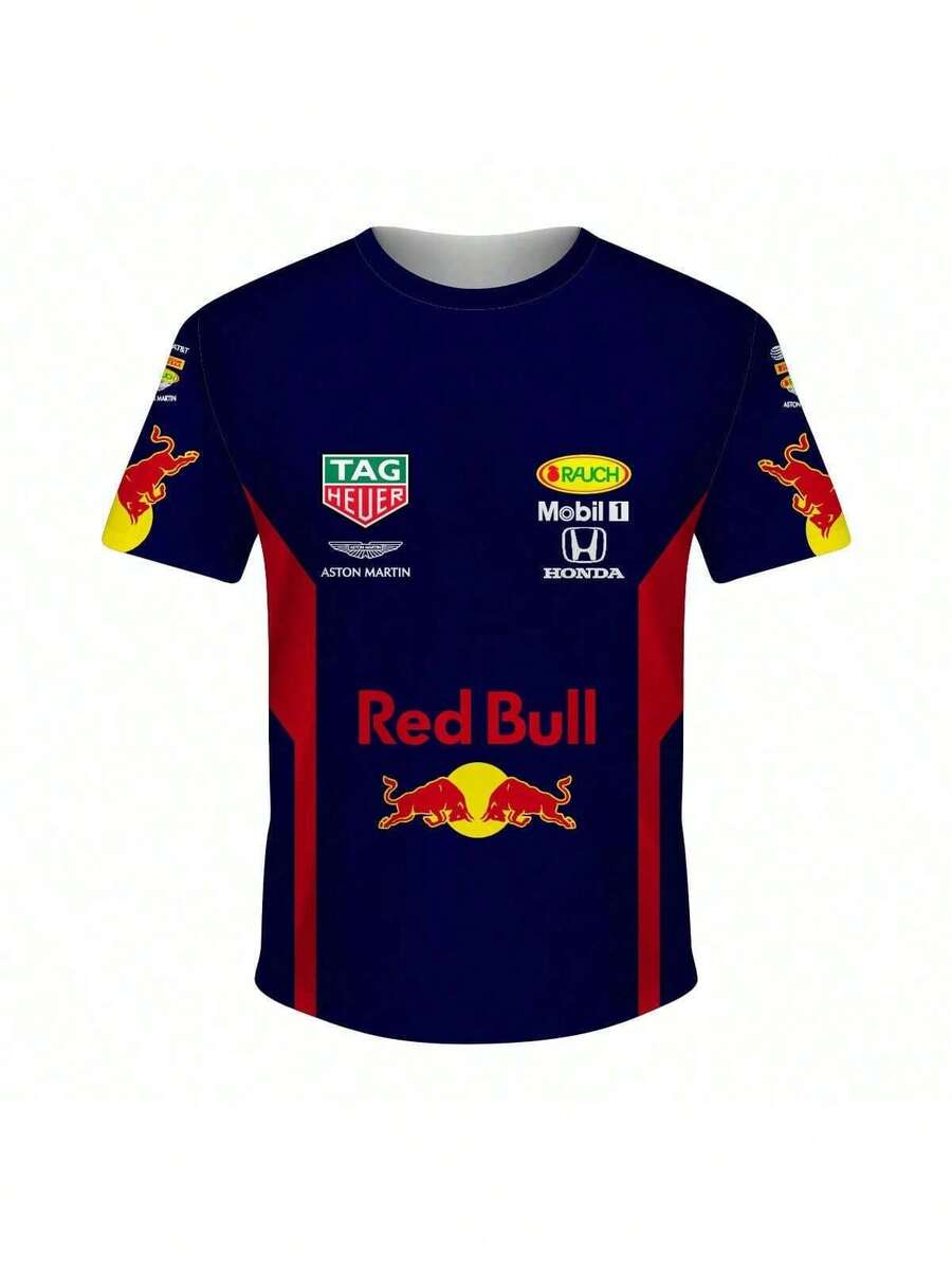 RedBull F1 Men's Motorsports T-Shirt - XANH DƯƠNG+P - Xem 1