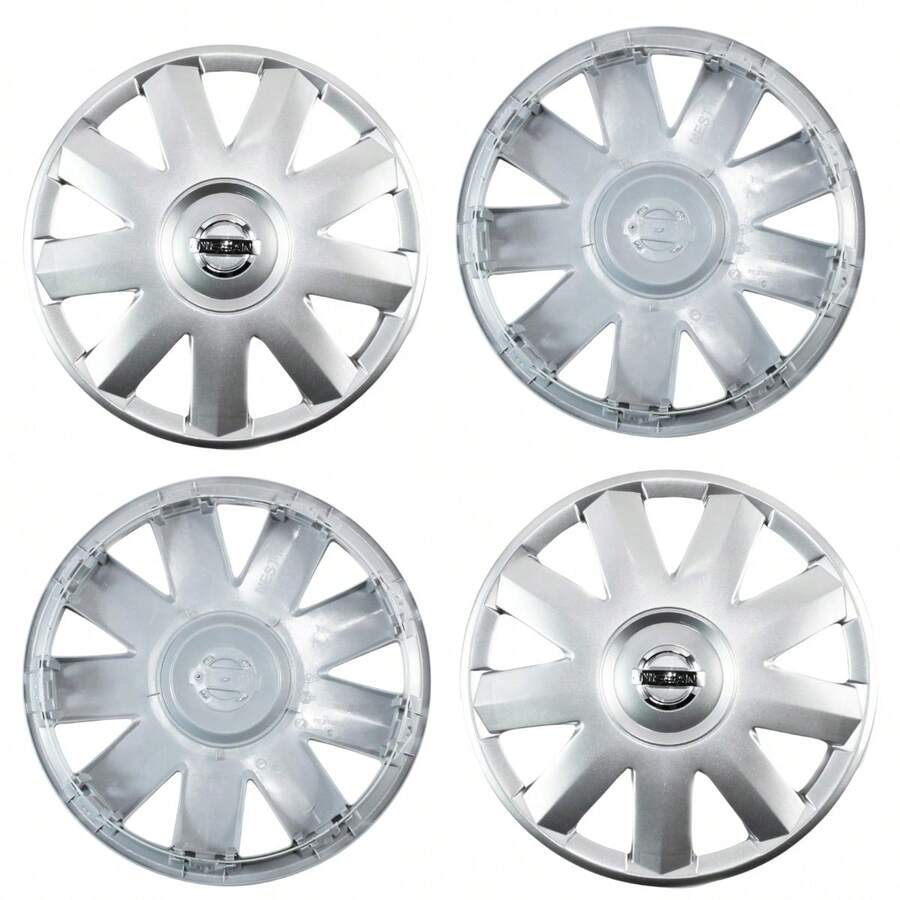 Juego de 4 Tapones de Rueda para Auto Nissan Platina 2002-2004 Original - Unitalla - Ver 1
