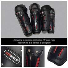 Motorcycle Knee & Shin Protection - Black - View 2