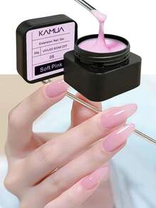 KAMUA 100g/30g Pink Nude Transparent Extension Gel, For Nail Tips & Extension Strengthening, Hard Gel Base, Rhinestone Nail Gel, Suitable For Beginners & Professional Nail Artists DIY At Home Nails - Multicolor - View 19