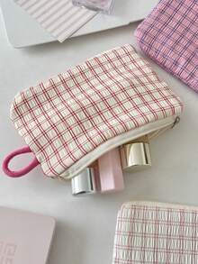 Portable Minimalist Coin Purse Women's On-The-Go Lipstick & Essentials Organizer Travel Toiletry & Document Pouch For Women Wallet Mini Wallet Purse Wallet Keychain Coin Wallet Fall Autumn Travel Wallet - Multicolor - View 4