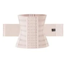 1pc Women Abdominal Control Compression Waistband, Strong Power Net Breathable Slimming Belt For Yoga & Workout - Black - View 21