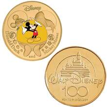 1pc    Commemorative Coins Anime Peripheral Kawaii Gold Coin Lucky Coin Children Christmas Gift