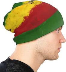 African Style Beanie Hat Knit Hat Skull Cap Slouchy Warm Headwear Jogging Cycling Adult Women Men - Qqa73u - 查看 2