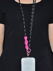 手机挂绳斜挎包背包肩带绳防摔耐用强烈对比色可调节创意任何手机壳适合女性送给母亲、家人、朋友、生日、节日的礼物手机挂饰、手机链