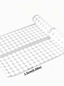 200/400个（100/200对）黑色或白色自粘圆形魔术贴，点状胶粘钩环，透明圆形粘胶底座，双面强力魔术贴，适用于学校教室幼儿园静音书、办公室、家庭等场所。 - 彩色 - 查看 12