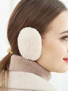 1 对冬季羊毛耳套，温暖毛绒耳罩，可拆卸耳罩，男女适用 - 彩色 - 查看 6