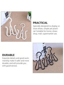 10 PIEZAS Juego de ganchos multiusos para pelucas - Ganchos duraderos y ahorradores de espacio para secar, almacenar y exhibir pelucas, sombreros, bufandas, postizos y gorras, diseño de plástico resistente para un uso duradero, ideal para organizar en armarios, armarios, estaciones de peluquería y viajes, solución de almacenamiento de pelucas ligera y portátil