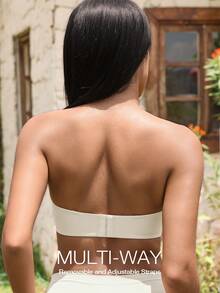 Wingslove Women's Push-Up Strapless Bra – Lightweight Comfort, Anti-Slip Underwire & Convertible Multi-Way Straps For All-Day Support & Versatile Style