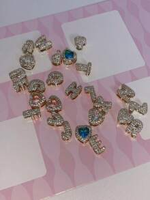 1pc 3D Bubble Name Necklace, Bubble Initial Charm Personalized Jewelry Gift Custom Nameplate Necklace, Initial Round Bubble Necklace - Personalized Gift For Friends, Couples And Family With Unique Custom Name Design - Silver Colored Heart Box Chain - View 9