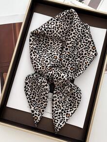Black and Gray Leopard Print