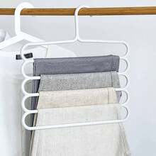 X Milania 1pc Multifunction Pants Hanger Decorations Decor Festival Decor Room Decor Home Decor Decor Bedroom Decor Dress Pants Shoes Jeans Boots Skirt Bedroom,Organizer,Organiser,Home Storage,White T Shirt Women,Black Pants Women,Ladies Winter Clothes,Dress,Winter Clothes For Ladies,Elegant Woman Dresses,White Shirt For Ladies,Long Sleeve,White Jumpsuit For Women,Spring Dresses For Women,Spring Outfits For Women,Spring,Spring Clothes,Minimalist,Summer Tops - White - View 3