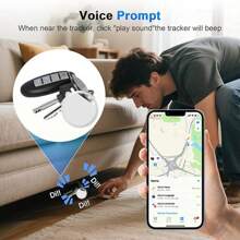 RSH 2个智能标签追踪器，兼容iOS“查找我的”应用程序（仅限苹果系统，不兼容安卓系统），行李定位器、钱包定位器、手机定位器，可更换CR2032电池，无需网络或应用程序，永久免费