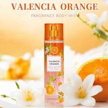 Wish 20 Varieties Of Women's Body Mist Perfume Spray, 8 Fl.Oz Long-Lasting Floral Fruity Spray With Non-Greasy Alcohol-Based Formula. Suitable For Hair & Body, Ideal For Parties, Dates & Gifting. Lightweight And Smooth Application.Valentine's Day Gift - Valencia Orange - 查看 3