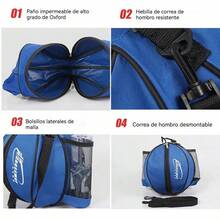 Deportes Bolsa Impermeable Para Pelota De Fútbol,básquetbol - Gris camuflaje - Ver 5