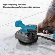 High-Power Auxiliary Vibrating Machine For Laying Tiles And Floors, For Walls And Floors. - Royal Blue - View 8