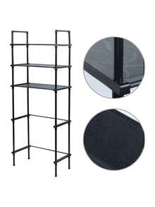 Color Sorpresa Estante de almacenamiento sobre el inodoro, gabinete de almacenamiento de 3 niveles sobre el inodoro, detrás de estante de retrete, estante de almacenamiento por encima del inodoro - Multicolor - Ver 5