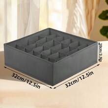 Bộ 4 giỏ đựng đồ cho bé, hộp đựng đồ bằng vải không dệt có thể gấp gọn với nhiều ngăn để đựng tất, đồ lót, áo ngực, cà vạt, khăn quàng cổ, đồ chơi trẻ em, giúp tiết kiệm không gian trong ngăn kéo. - Nhiều màu - Xem 15