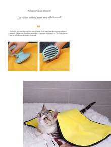 Pet Towel Household Universal Car Wash Absorbent Quick-Drying Dog Cat Absorbent Quick-Drying Bath Towel Soft Thickened Coral Fleece Pet Bath Towel Dog Special Towel New Pet Thickened Absorbent Coral Fleece Car Wash Towel Non-Marking Car Wipe Towel Multi-Functional Towel