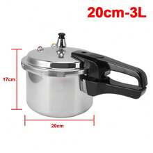 3/5 Litre Pressure Cooker For Kitchen & Catering, Aluminum Alloy , Suitable For All Hob Types Including Induction Hob - Silver - Silver - View 11