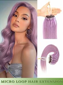 12-22 Inch Remy Human Hair I-Tip Extensions, Easy To Style, Cold Fusion No Shedding, Soft & Natural, Durable, Portable For Travel & Daily Styling - Multicolor - View 30