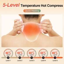 1PC Electric Heating Neck Protector With 5-Speed Hot Compress Vibration Neck Massage Instrument For Home Therapy And Hot Compress Neck Protector