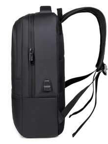 Men's Multifunctional Large Capacity Backpack, Leather-Coated Student Bag, Travel Bag, Business Commuter Nylon Backpack Large Capacity Bag Travel Bags