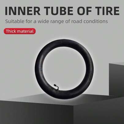 Bike Tube, Bike Tube Bike Tire Tube Rubber Inner Tube With Metal Bent E-Bike Accessories Inner Tube With Spare Tire Replace Scooter Accessories (14X2.125)