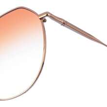 Longchamp LO154S Women's Geometric Metal Sunglasses - 24/48 Hour Delivery To The Peninsula And The Balearic Islands - Brown - View 2