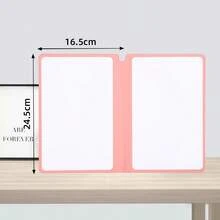 1pc A5 Reusable Sketchbook, White Drawing Board, PU Leather Waterproof & Durable Cover, Suitable For Outdoor Sketching, Office Meetings, Lectures, Note-Taking, Back To School