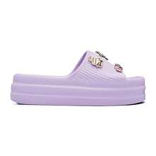 EVVA HIT Cloud Slide Flip Flops Comfort And Style - Original With Exclusive Pins Comfortable Women's Flip Flops For Everyday Simple Casual Appliques Holidays - Lilac Purple - View 2