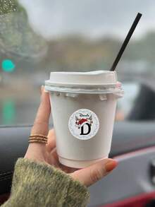 24-384Pcs Custom Holiday Stickers, Personalized Christmas Stickers, Customized Name Tag Stickers, Customizable Stickers For Kids, Christmas Decorations, Christmas Gifts, Party Decorations, Stickers For Kids, Round Stickers, Party Favors, Envelopes, Invitation, Cup, Kids, Boys, Girls, Family, Mom