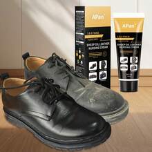 1pc Universal Shoe Polish, Solid Color - Black, Brown Or Colorless, For Shoe Care And Repair, Includes Lanolin