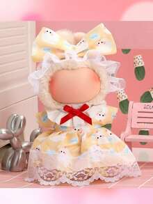 1pc Clothes For Doll Suitable For La Bubu1st/2nd/3rd Generation Ceramic Figurine Clothes(Only Clothes) - Multicolor - View 4