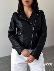 chaqueta de mujer - Negro - Ver 1